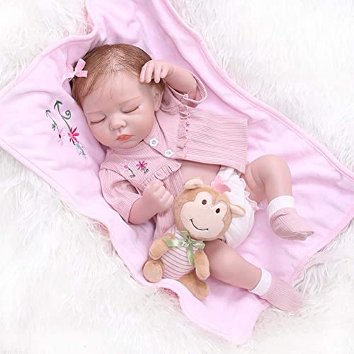 WERYU Reborn Baby Dolls 20 Inch Realistic Reborn Doll Soft Silicone Vinyl Cute Lifelike Baby Newborn Doll Reborn Babies For Age 3+ Old,A (A)