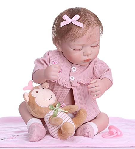 WERYU Reborn Baby Dolls 20 Inch Realistic Reborn Doll Soft Silicone Vinyl Cute Lifelike Baby Newborn Doll Reborn Babies For Age 3+ Old,A (A)