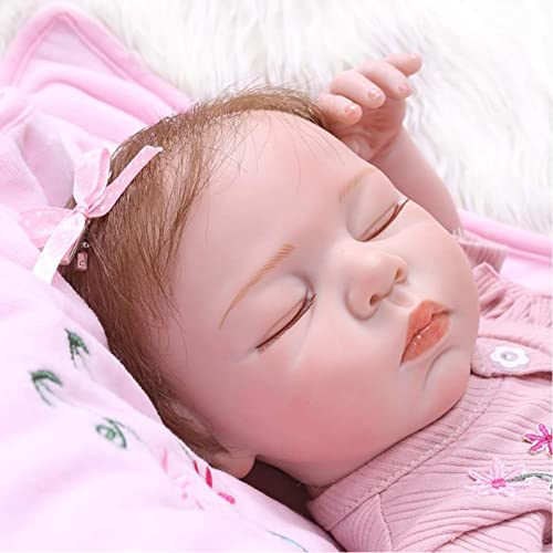 WERYU Reborn Baby Dolls 20 Inch Realistic Reborn Doll Soft Silicone Vinyl Cute Lifelike Baby Newborn Doll Reborn Babies For Age 3+ Old,A (A)