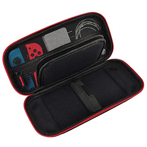 WFGF Funda de transporte para Nintendo Switch. Bolsa de almacenamiento portátil con 20 cartuchos de juego para consola Nintendo Switch y accesorios