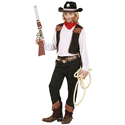 Widmann 02596 - Disfraz de vaquero para niño (talla 128)