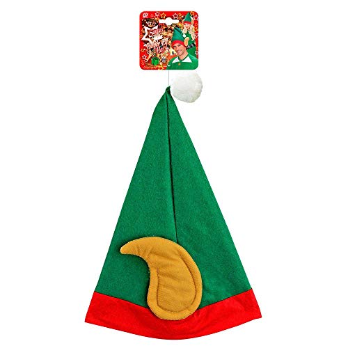 WIDMANN S.R.L. Santas Little Helper Elf s con Orejas de Navidad temáticas Sombreros Gorras Y Sombreros para Disfraces Accesorios , color/modelo surtido