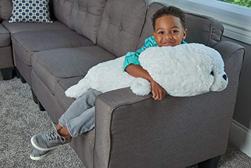 Wild Republic - Peluche Cuddlekins Jumbo Baby Foca Arpa, 76 cm (16486)