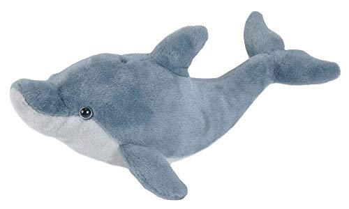 Wild Republic Peluche Delfín Cuddlekins, 20Cm, Azul