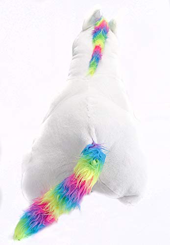 Wild Republic - Peluche Gigante de Unicornio, diseño de Cuddlekins Jumbo, Color Blanco, 76 cm