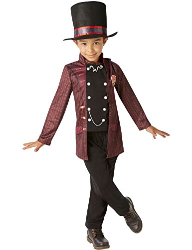 Willy Wonka - Charlie y la del chocolate Disfraz infantil Fábrica - Pequeño - 104cm - Edad 3-4