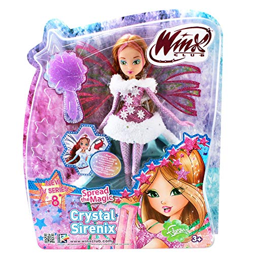 Winx Club Flora | Muñeca Crystal Sirenix Alas Móviles | Temporada 8