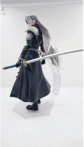 WMYATING Realista y Divertido Estatua de Juguete MBD El Nuevo Sephiroth Play Arts Figura de acción Kai Figura de acción Equipadas con Armas, alas y Manos reemplazables - Alta 27 cm