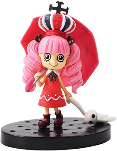 WMYATING Realista y Divertido One Piece DXF The Grandline Children Vol.8 Perona con Paraguas Rojo Figura de acción 11 Muñecas de Juguete Modelo con Modelo 11clectable