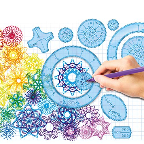 World Brands Spirograph Original, Kit Dibujo, Manualidades, Plantillas para Pintar, Mosaicos Infantiles, Aprender A Dibujar, Regalos para Niños, Multicolor (80979)