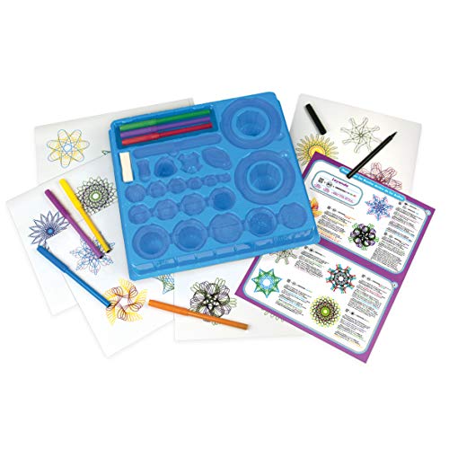 World Brands Spirograph Original, Kit Dibujo, Manualidades, Plantillas para Pintar, Mosaicos Infantiles, Aprender A Dibujar, Regalos para Niños, Multicolor (80979)