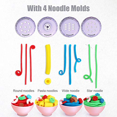 WOTEG Multifunción, máquina de pasta hecha a mano, helado, plastilina, herramienta de arcilla, juguete de arcilla