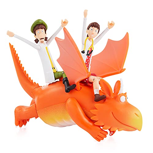 WOW! STUFF Zog and The Flying Doctors Story Time Set | Figuras de acción de Personajes articulados coleccionables | Juguetes Oficiales y Regalos de la Serie Julia Donaldson Libros, TV y animación