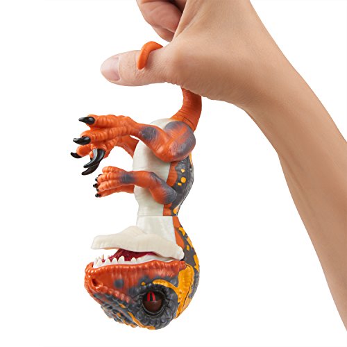 Wowwee- Blaze Fingerlings Velociraptor, Color Naranja (3781)