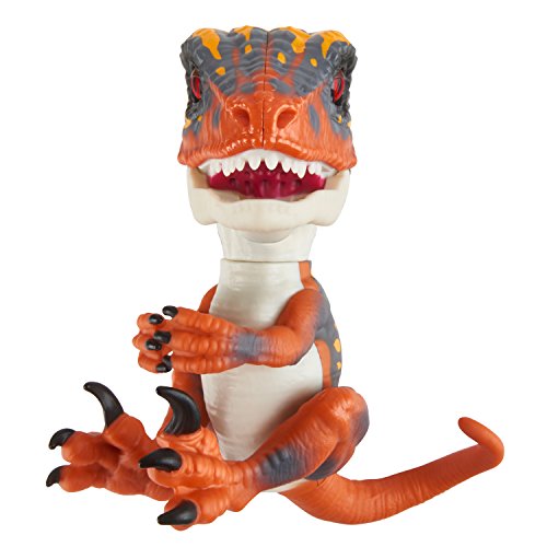 Wowwee- Blaze Fingerlings Velociraptor, Color Naranja (3781)