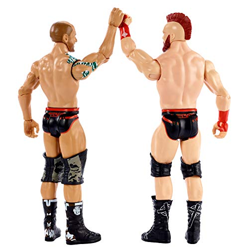 WWE - Pack de 2 figuras de acción luchadores Sheamus vs Cesaro Juguetes niños +6 años (Mattel GBN63)