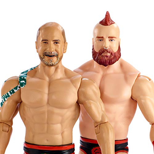 WWE - Pack de 2 figuras de acción luchadores Sheamus vs Cesaro Juguetes niños +6 años (Mattel GBN63)