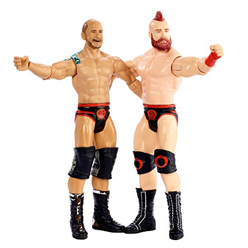 WWE - Pack de 2 figuras de acción luchadores Sheamus vs Cesaro Juguetes niños +6 años (Mattel GBN63)