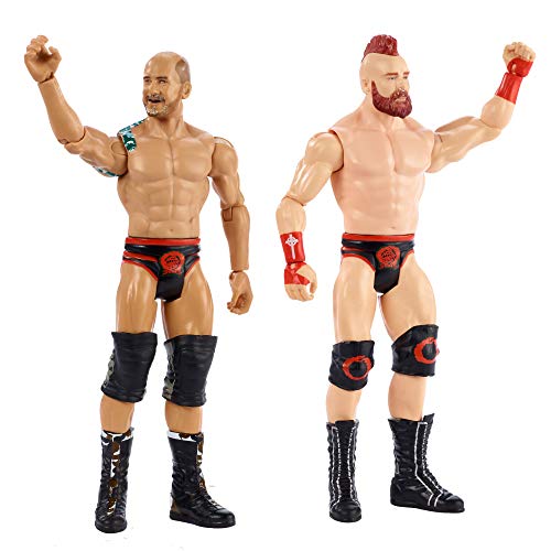 WWE - Pack de 2 figuras de acción luchadores Sheamus vs Cesaro Juguetes niños +6 años (Mattel GBN63)