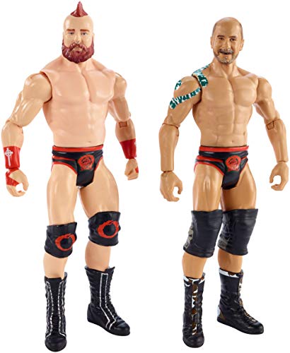 WWE - Pack de 2 figuras de acción luchadores Sheamus vs Cesaro Juguetes niños +6 años (Mattel GBN63)