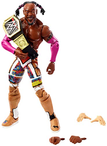 WWE - Wrestlemania 35 Figura Luchador Elite Kofi Kingston (Mattel GKY53) , color/modelo surtido