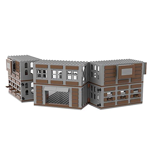 WWEI Military Series Bricks - Juego de construcción de 682 piezas para construir armas, simulación, escena de juego militar para minifiguras de soldados SWAT, compatible con Lego