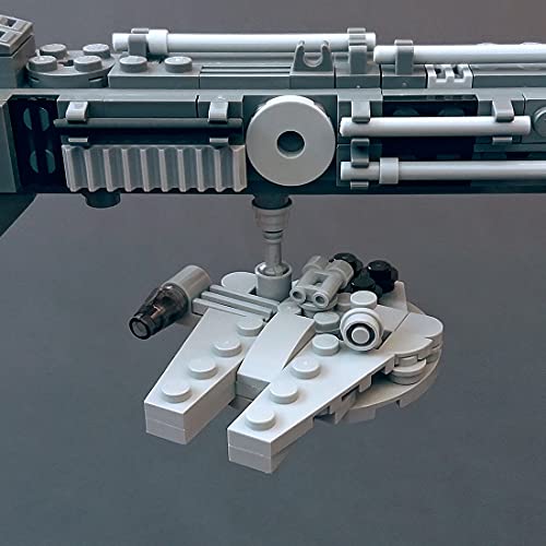 WWEI Tecnología de bloques de construcción Mat espacial, 1385 piezas, naves espaciales Star Wars, MOC-34757, bloques de construcción compatibles con Lego Star Wars Nebulon-B Frigate