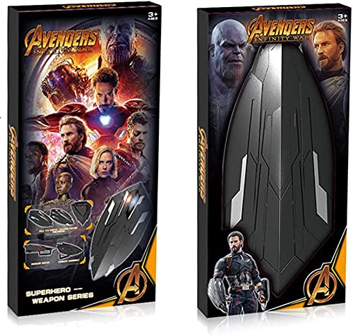 WXHJM Capitán América Escudo Cosplay Película Rendimiento Accesorios Puntales Avenger Infinity War Superhéroe Wakanda Arm Shield