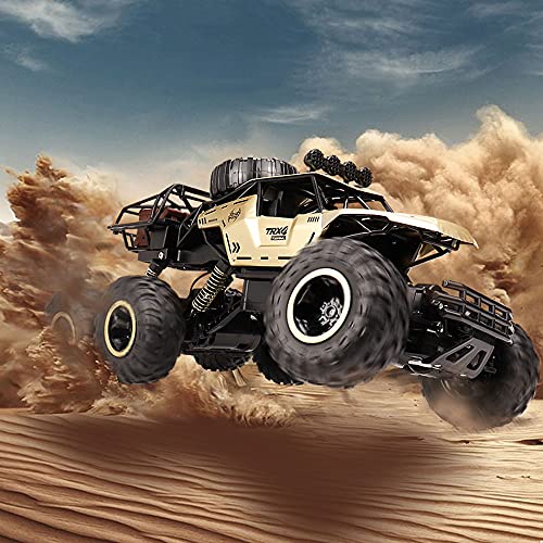 WYKDDM 1/12 Escala Seis Ruedas Aleación Todo Terreno Control Remoto Coche 2.4G Bigfoot Monster RC Camión Todo Terreno Escalada Vehículo RC 4WD Eléctrico De Alta Velocidad RC Buggy Juguete Para Niños R