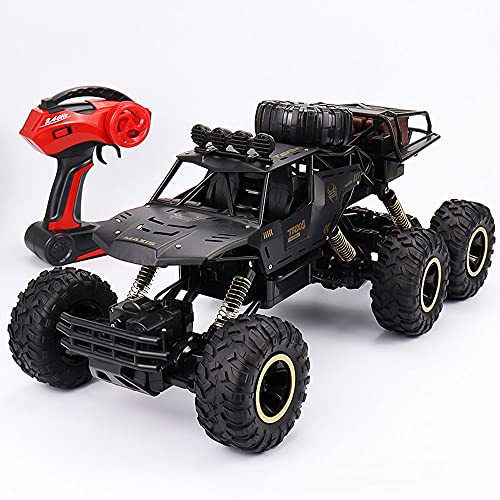 WYKDDM 1/12 Escala Seis Ruedas Aleación Todo Terreno Control Remoto Coche 2.4G Bigfoot Monster RC Camión Todo Terreno Escalada Vehículo RC 4WD Eléctrico De Alta Velocidad RC Buggy Juguete Para Niños R