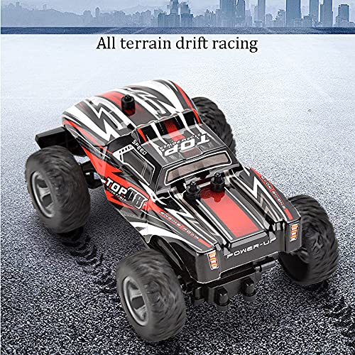 WYKDDM 2.4G Bigfoot Monster Camión de Control Remoto Todo Terreno Vehículo RC de Alta Velocidad 1/28 Escala Todo Terreno RC Coche Juguete eléctrico Buggy niños y niñas