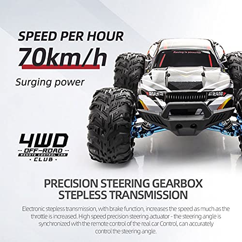 WYKDDM Todo Terreno Escalada Coche De Control Remoto 4WD Bigfoot Monster RC Camión De Alta Velocidad Deriva Vehículo RC 2.4G Todo Terreno Escalada RC Buggy Juguete para Niños Regalo