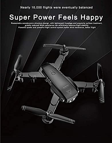 WYZXR Mipan Drone con cámara Dual para Adultos, Drone de Cuatro Ejes Gesto Fotografía aérea Control Remoto Plano Óptico 4K Drone Plegable 720P / 1080P HD