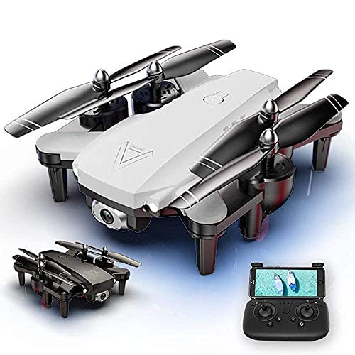 WYZXR Mipan Drone con cámara Dual para Adultos, Drone de Cuatro Ejes Gesto Fotografía aérea Control Remoto Plano Óptico 4K Drone Plegable 720P / 1080P HD