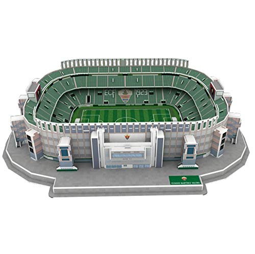 X-Toy España Elche Stadiom Modelo, 3D Deportes Fútbol Estadio Modelo Puzzle, Ventilador De Recuerdos DIY De Los Niños De Juguete De Regalo