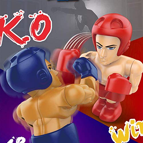 XDLH Juego De Robots De Boxeo, Luchando contra El Robot Luchando para Niños Padre-Niño Doble Lucha Rompecabezas Eléctrico Inteligente Inducción Juguete