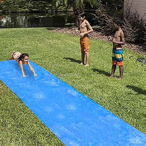 xiaomin Tobogán de agua para niños, tobogán de jardín, adultos, juguetes de agua, juguetes de agua, juguetes de agua, juguetes para niños, deslizador de agua para niños, 1,5 x 8 m