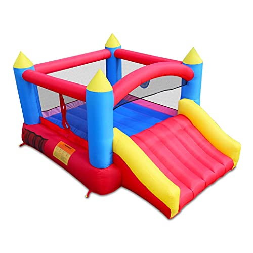 XQWERJ Tobogán para niños, Interior y Exterior, pequeño, Grande, Castillo Inflable, trampolín para el hogar, Parque de Seguridad para niños