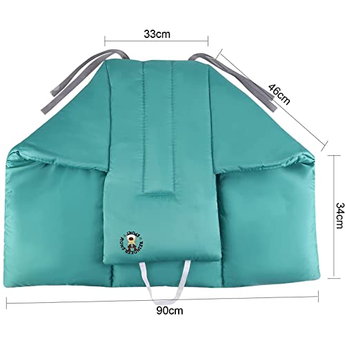 XUANX Protector De Piernas para Scooter con Cubierta para Manillar Cubierta Universal para Scooter Impermeable Y Cálido Parabrisas De Doble Cara A Prueba De Lluvia Y Frío,A