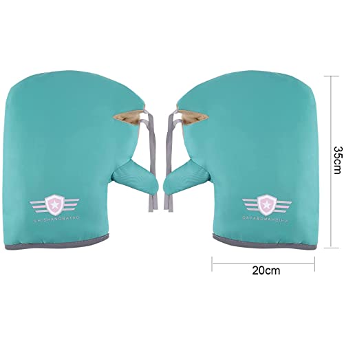 XUANX Protector De Piernas para Scooter con Cubierta para Manillar Cubierta Universal para Scooter Impermeable Y Cálido Parabrisas De Doble Cara A Prueba De Lluvia Y Frío,A