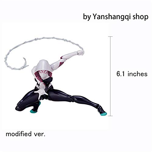 Yanshangqi Spider Gwen pintó el Avengers Spiderman PVC Figura - 6.1 Pulgadas