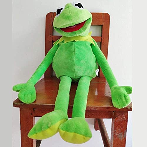 YAQI Marioneta de mano de felpa de rana para bebé, Marioneta de mano de peluche Kermit The Frog Marionetas de mano Muppets Juguetes, Muñeco de rana de peluche para niños y niñas