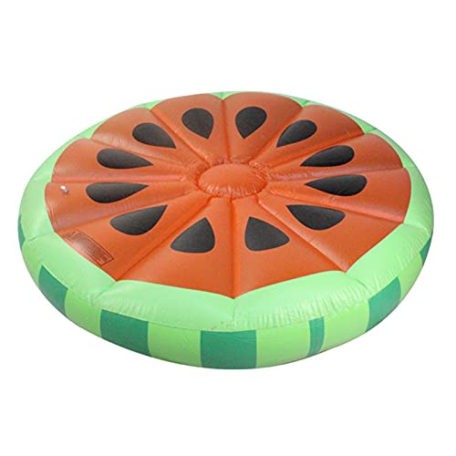 Yeah-hhi Hamaca de Flotador de Piscina Inflable Agua de natación Diversión Flotadores Accesorios Juguetes de Agua Divertidos para Piscina, Lago, al Aire Libre, Playa,Watermelon,140cm