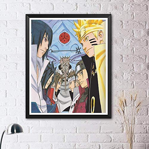 YEAHTOPE Póster de manga anime Naruto Hunter x Hunter Haikyuu My Hero Academia Attack On Titan para decoración del hogar sin marco de 8 x 10 pulgadas (Naruto 8)