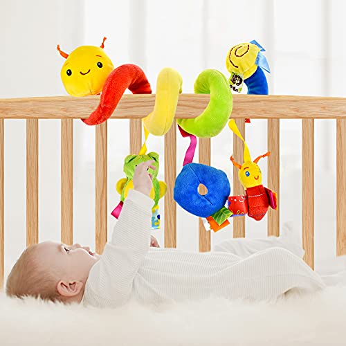 YEAR OLD Juguetes para niños 0-3 meses 3-6 meses para niños y niñas, regalo de 6-12 meses para silla de paseo de juguete, silla de coche (bloqueo de color)