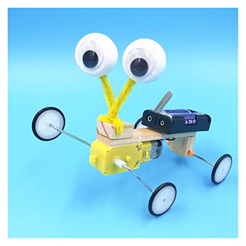 YIBOTE Montessori Science Experiment Toys Electric Wood Robot Reptil Modelo Invento Invento Reunir Toys Regalos de cumpleaños Bricolaje