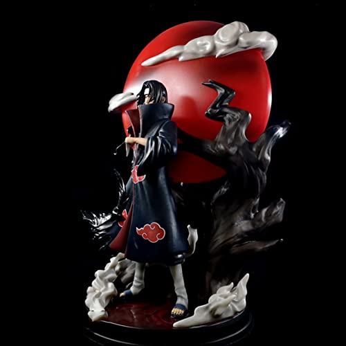 Yifuty Figuras de Anime japonesas Naruto GK Lectura mensual Itachi con Lihgt Decoración Hecha a Mano Coche de Juguete Decoración del hogar Colección Modelo Muñeca Los Mejores Regalos para Personas de