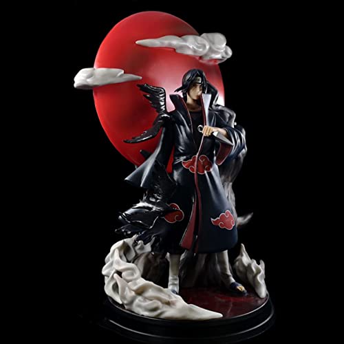 Yifuty Figuras de Anime japonesas Naruto GK Lectura mensual Itachi con Lihgt Decoración Hecha a Mano Coche de Juguete Decoración del hogar Colección Modelo Muñeca Los Mejores Regalos para Personas de