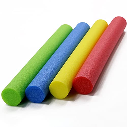 Yiifunglong Fideos flotantes para piscina, tubo de espuma de fideos de piscina, bastón de flotación multifuncional para piscina azul 6 cm