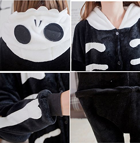 Yimidear Unisex Cálido Pijamas para Adultos Cosplay Animales de Vestuario Ropa de Dormir Halloween y Navidad